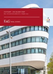 E & G Büro- Investmentmarktbericht Stuttgart 1. HJ 2019