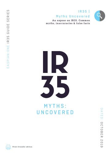 IR35:Myths Uncovered Caspian One