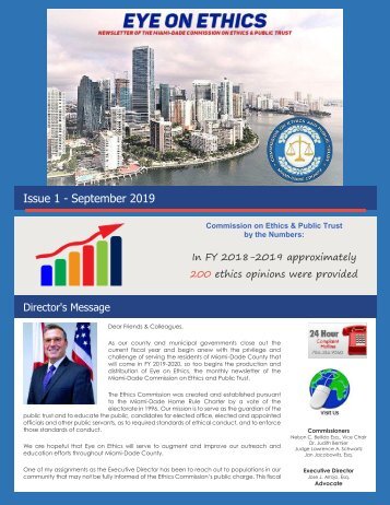 Newsletter Issue 1 September 2019 FINAL