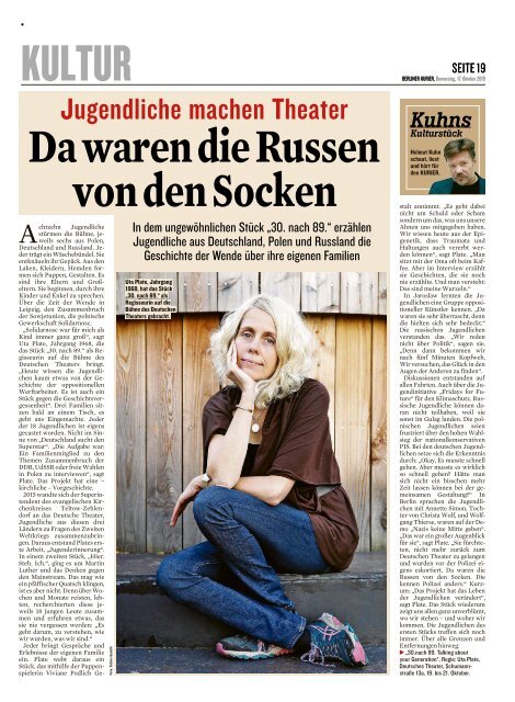 Berliner Kurier 17.10.2019