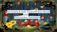Go Green & Safe Yourself this Diwali with Firecracker Insurance