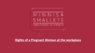 Rights of a pregnant woman at the workplace