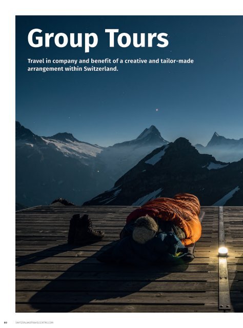 Switzerland Travel Centre - Summer Brochure 2020