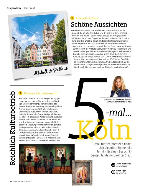 ADAC Urlaub November-Ausgabe 2019 Überregional