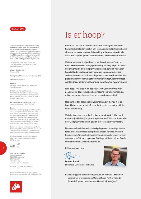 GO Magazine 350 • MEKONG REACH — Hulp en hoop in Zuidoost-Azië