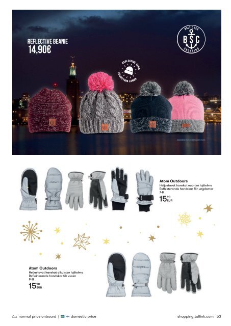 **Helsinki/Turku-Stockholm, November-December 2019 Christmas Shopping Silja Line