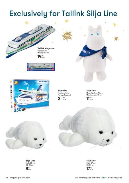 **Helsinki/Turku-Stockholm, November-December 2019 Christmas Shopping Silja Line