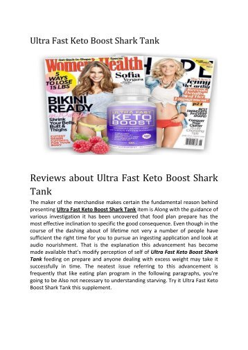 Ultra Fast Keto Boost Shark Tank