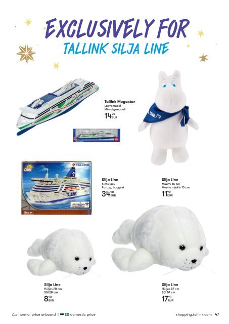 *Tallinn-Stockholm, November-December 2019 Christmas Shopping Tallink