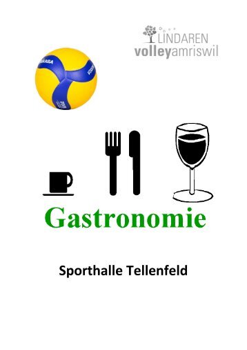 Gastro Gastronomieangebot Broschüre