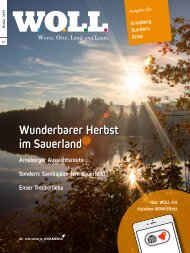 WOLL Magazin Meschede Bestwig Olsberg Herbst 2019 Sauerland