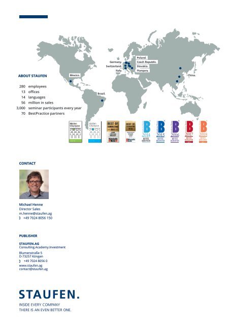 Then Mass now Class: Munsch Chemie-Pumpen GmbH Success Story by Staufen AG