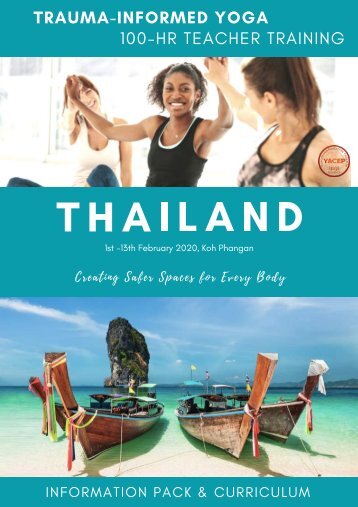 100hr Trauma-Informed Yoga Teacher Training in Thailand - Curriculum & Info