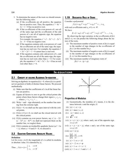 1.Algebra Booster 