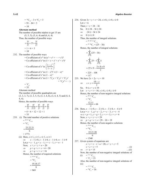 1.Algebra Booster 