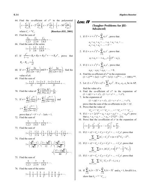 1.Algebra Booster 