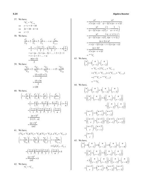 1.Algebra Booster 