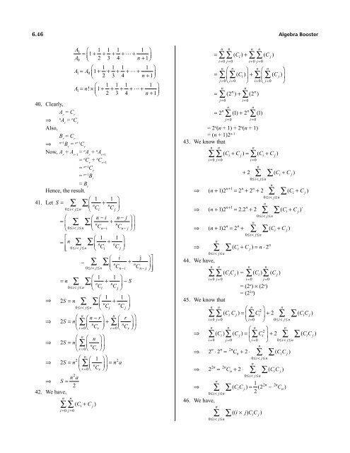 1.Algebra Booster 