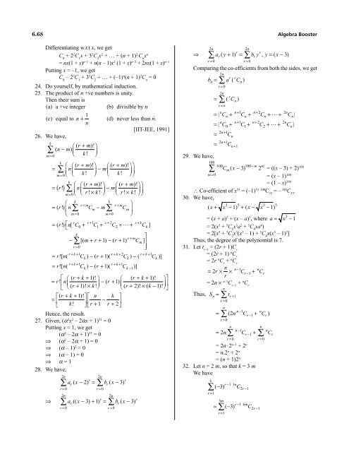 1.Algebra Booster 