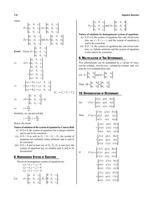 1.Algebra Booster 