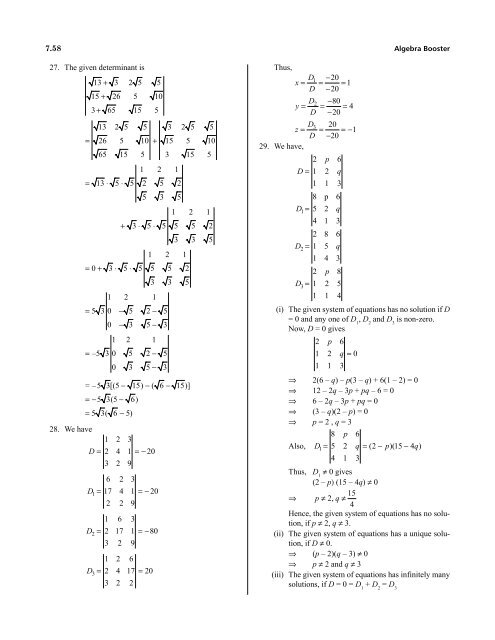 1.Algebra Booster 