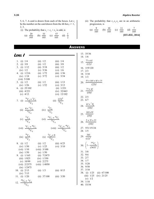 1.Algebra Booster 