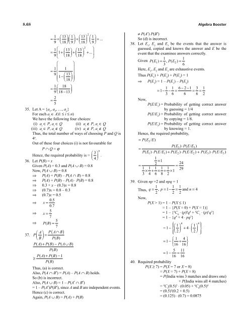 1.Algebra Booster 