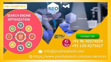 PNJ Sharptech Search Engine Optimization (SEO) Company at Affordable Prices