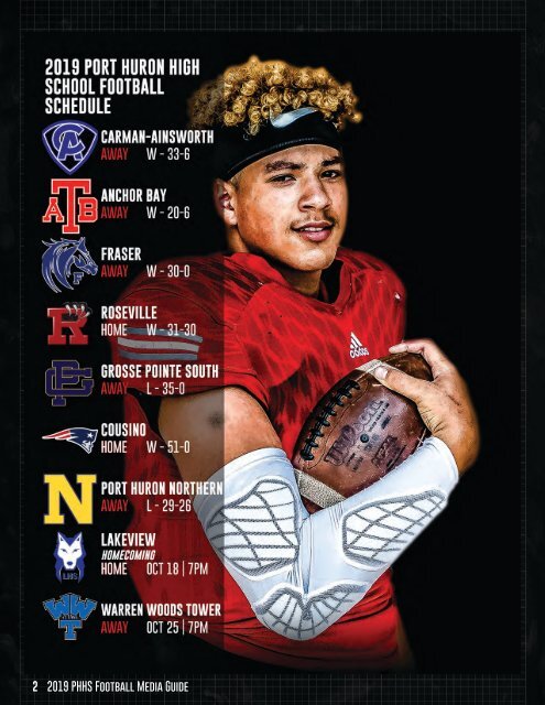 2019 PHHS Football Media Guide10.14.19