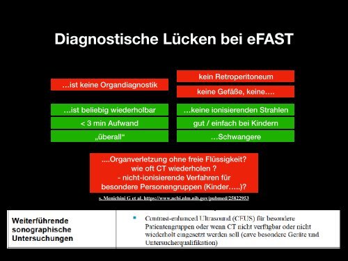 CEUS bei Abdominaltrauma?