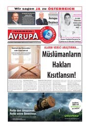 EUROPA JOURNAL / HABER AVRUPA 