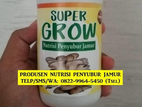 TERBAIK! TELP/SMS/WA : 0822-9964-5450 (Tsel) - Produsen Produk Nutrisi Jamur Tiram Putih Putih dan Cokelat