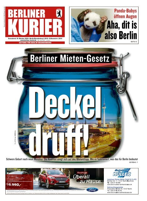 Berliner Kurier 19.10.2019