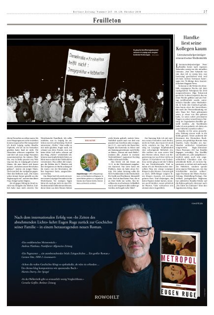 Berliner Zeitung 19.10.2019