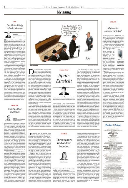 Berliner Zeitung 19.10.2019