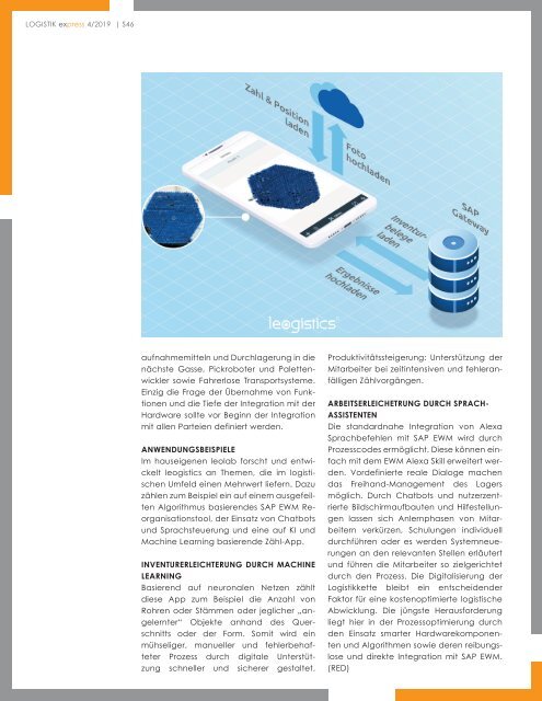 LOGISTIK express Fachzeitschrift | 2019 Journal 4