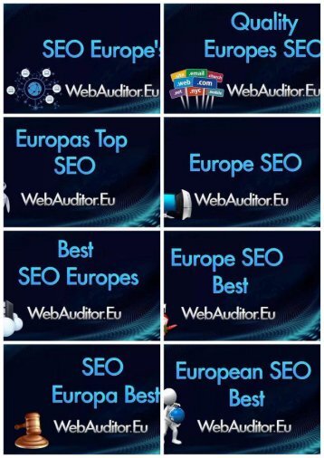 European Digital Marketing & Online Marketing Top European #WebAuditor.Eu Best SEO in Europe