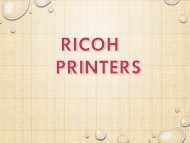 Ricoh Printer Support