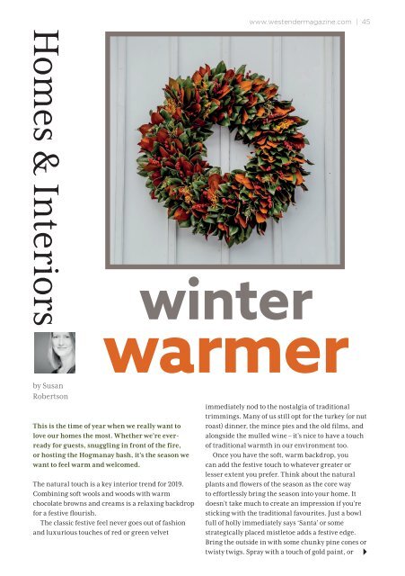 November December 2019 Westender Magazine 