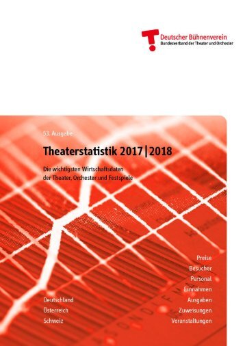 Theaterstatistik 2017/2018 des Deutschen Bühnenvereins