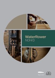 WaterRower NOHrD Brochure 