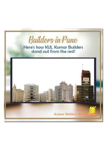 Kumar Builders – Best Builders in Pune