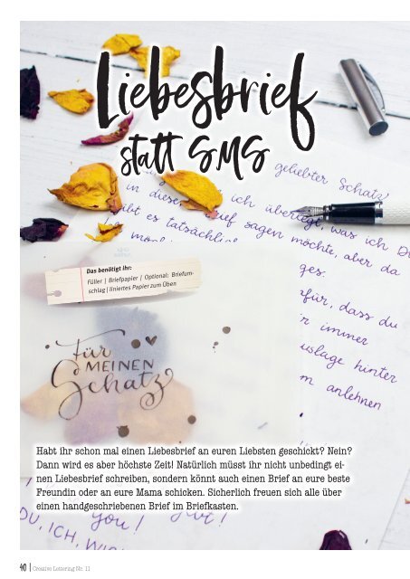 Creative Lettering - Die Kunst der schönen Buchstaben 11/2019