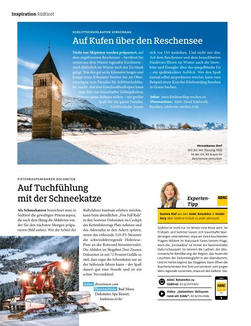 ADAC Urlaub November-Ausgabe 2019 Südbayern