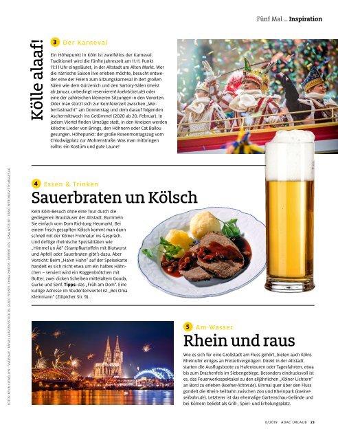 ADAC Urlaub November-Ausgabe 2019 Württemberg