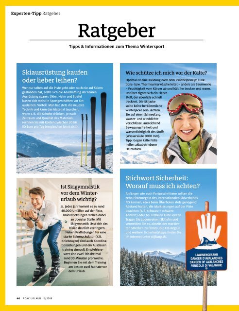 ADAC Urlaub November-Ausgabe 2019 Württemberg