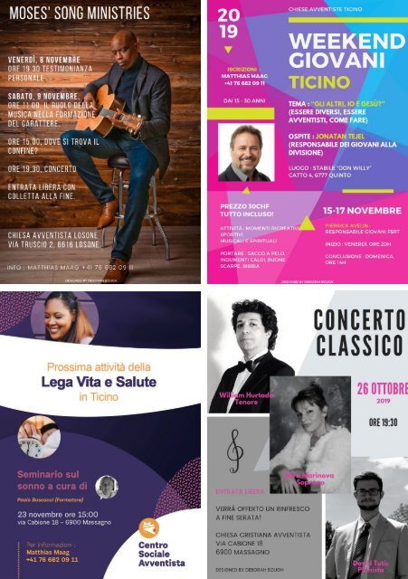 Magazine Avventista 21 - Ottobre - Novembre - Dicembre 2019