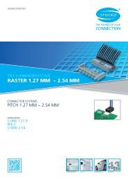 Raster 1,27 - 2,54 mm | Pitch 1.27 - 2.54 mm