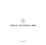 Special Occasion Linen - Lookbook