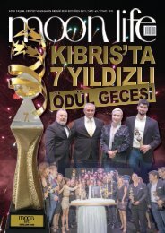 MOONLiFE Dergi - AYLIK YAŞAM, CEMİYET VE MAGAZİN DERGİSİ EKİM 2019-ÖZEL SAYI / SAYI: 63